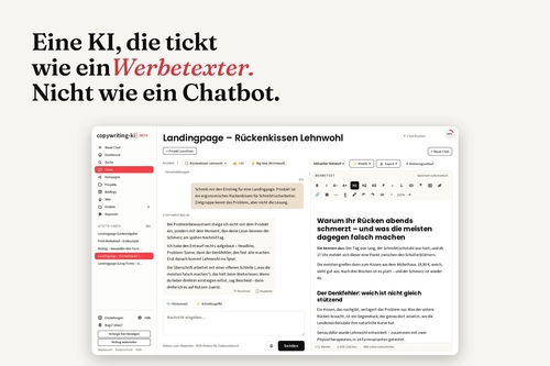 Copywriting-ki.de startet: „Eine KI, die tickt wie ein Werbetexter“