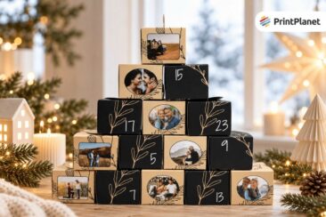 DIY-Adventskalender: 24 Schachteln mit Fotos gestalten und selbst befüllen