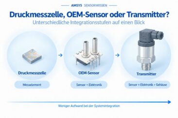 Druckmesszelle, OEM-Sensor oder Transmitter? Die Unterschiede erklärt