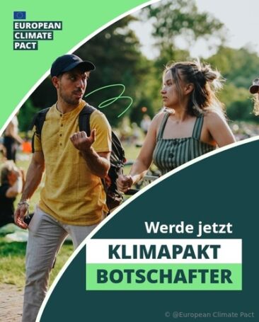 Engagierte für den Klimaschutz: Europäischer Klimapakt sucht neue Botschafterinnen und Botschafter