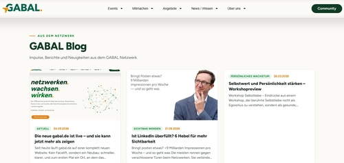 GABAL verbindet Weiterbildung und Vernetzung auf neuer Online-Plattform
