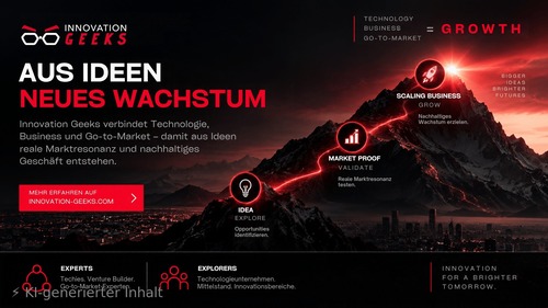 Innovation Geeks bringt Ideen erfolgreich in den Markt