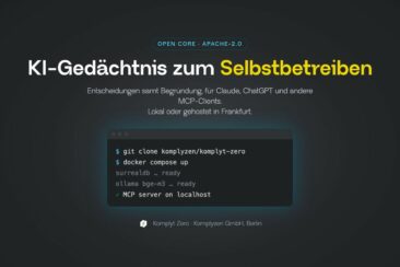 KI-Gedächtnis zum Selbstbetreiben: Open-Core-Engine aus Berlin für Claude, ChatGPT und Co.