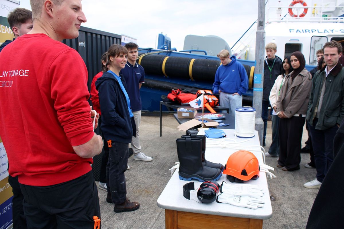 Maritime Talent Day gibt 60 Schüler:innen Einblicke in maritime Berufe
