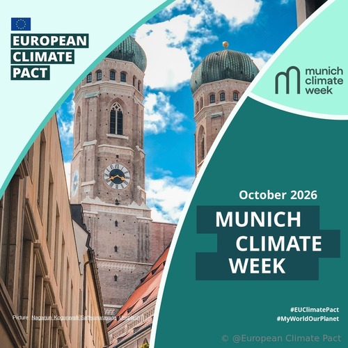 Munich Climate Week:  Europäischer Klimapakt unterstützt Münchens Klimabotschafter