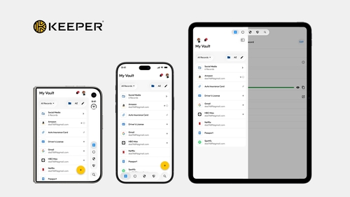 Neu gestalteter Tresor von Keeper Security für iOS unterstützt Liquid Glass und iPhone Duo