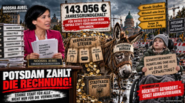 Noosha Aubel: 143.056 Euro Jahresgrundgehalt – und Potsdams Bürger sollen als Goldesel zahlen
