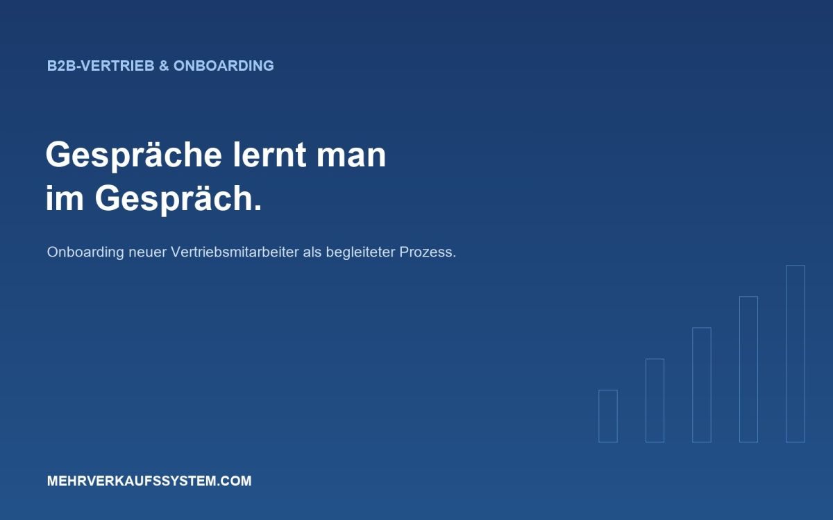 Onboarding im technischen Vertrieb: Philipp Zurr rät zu Begleitung statt Einführungstag