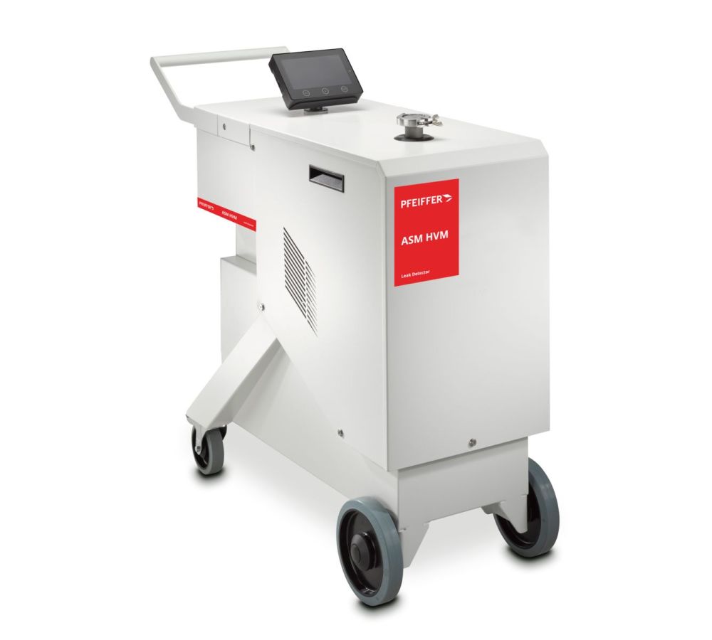 Pfeiffer Vacuum+Fab Solutions präsentiert den neuen mobilen Lecksucher ASM HVM