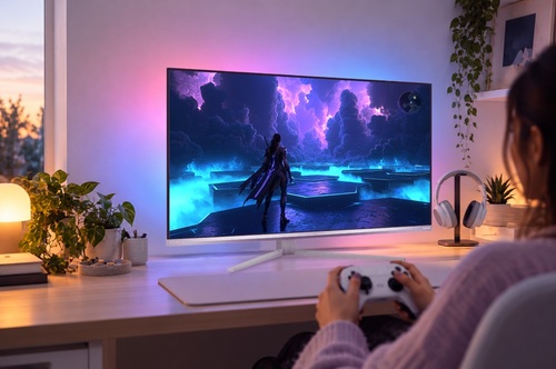Philips Evnia erweitert das Konsolenspielerlebnis über den Screen hinaus
