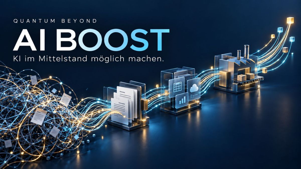 Quantum Beyond startet AI BOOST: Innovationsgutscheine für KI-Vorhaben von 20 Unternehmen