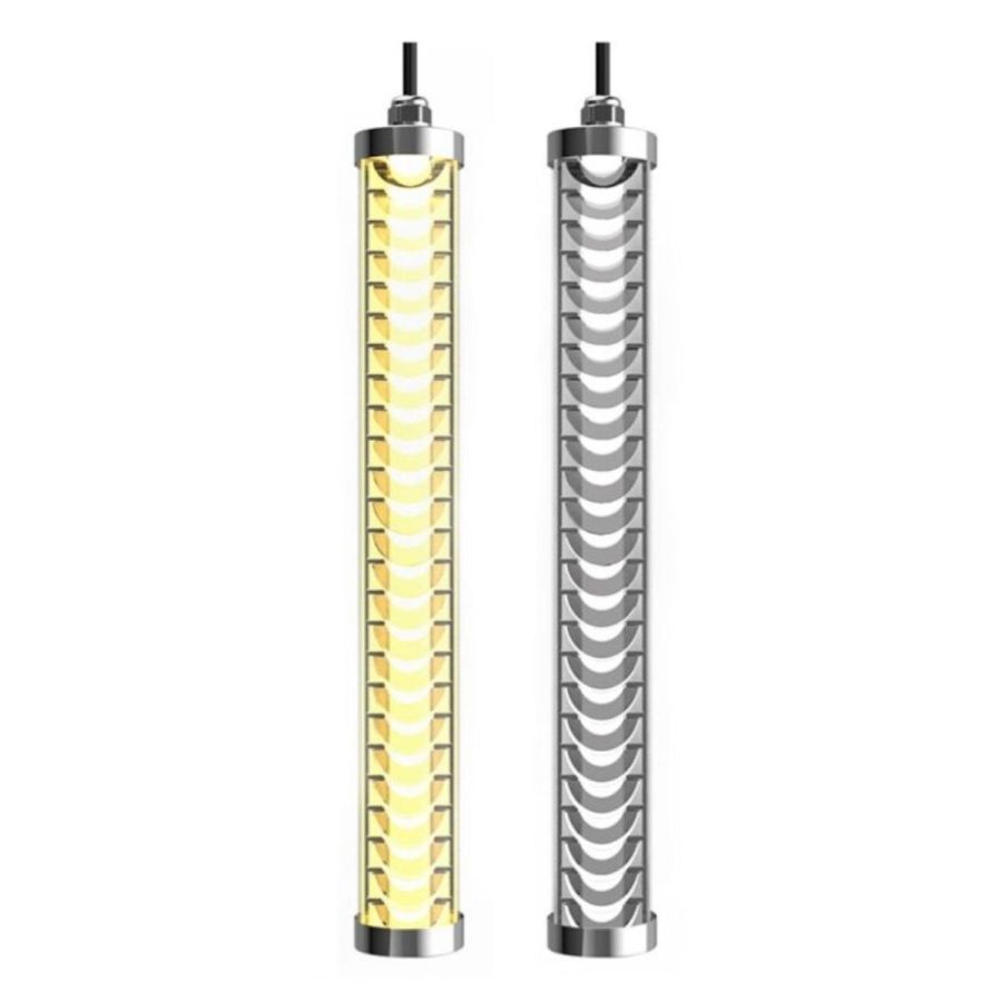 Robuste Eleganz für moderne Architektur: Ledonik präsentiert die neue IP69K  LED-Röhrenleuchte in Gitteroptik