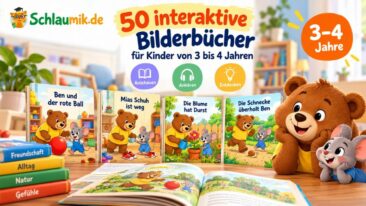 Schlaumik erweitert Lernangebot um 50 interaktive Bilderbücher für Kinder ab 3 Jahren