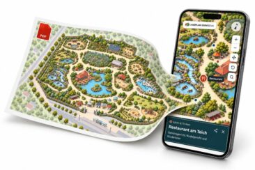 Vom PDF zum interaktiven Lageplan: Neuer Service für Zoos, Freizeitparks und touristische Einrichtungen