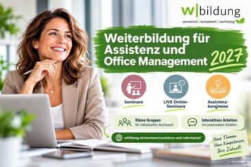 Weiterbildung für Assistenz und Office Management 2027: Neue Themen von KI bis Kommunikation
