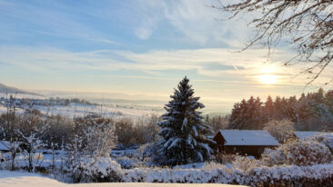 Winterurlaub auf der Baar: Haus Mohnblume in Öfingen